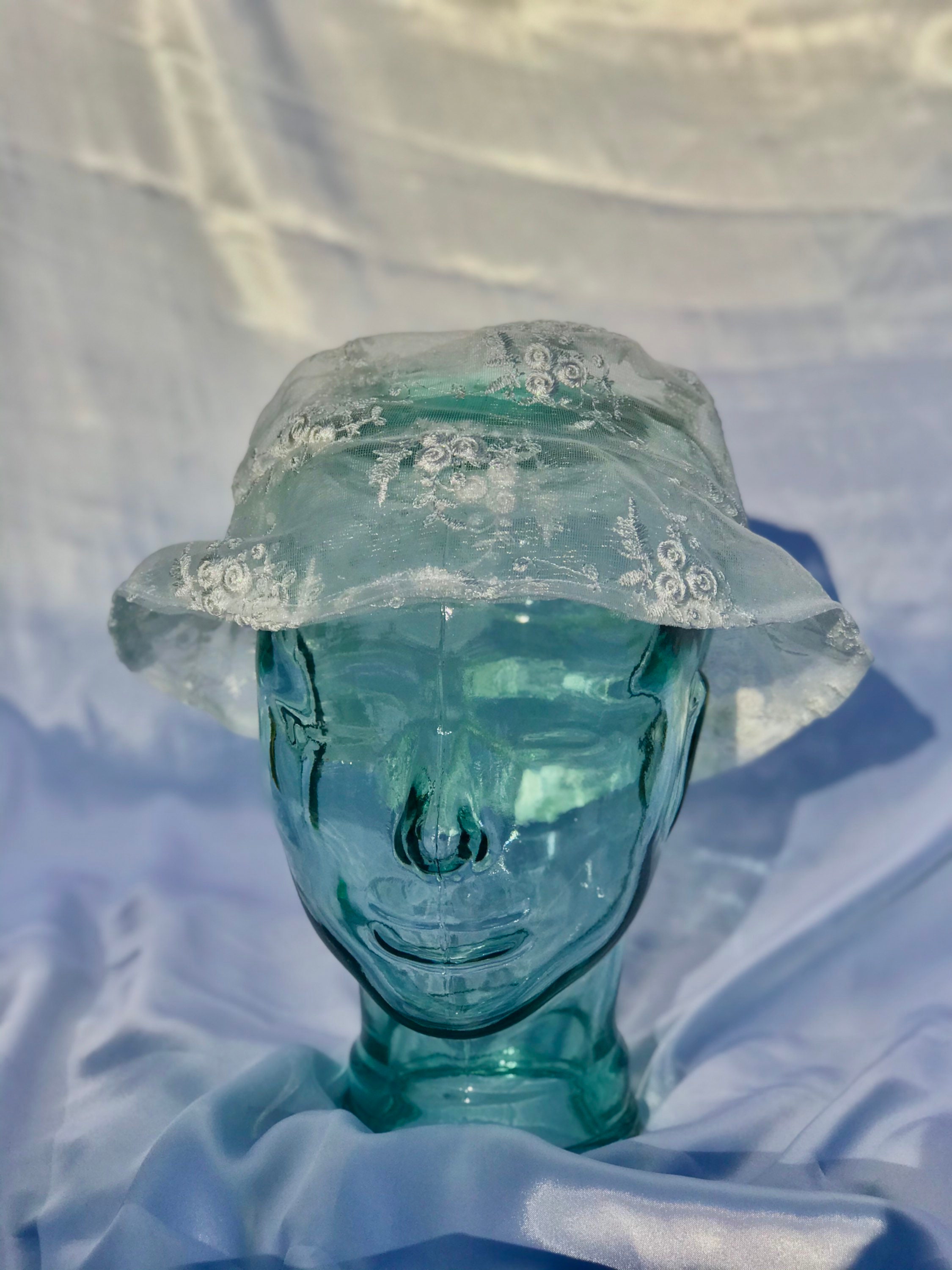 Sheer Bucket Hat Pearl | Etsy