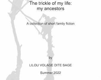 The trickle of my life: my ancestors (A collection of short family fiction) by L. Volage dite Sage (PRINT BOOK 2023)