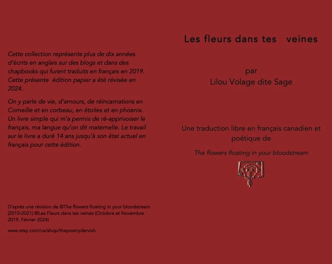 Les fleurs dans tes veines by Lilou Volage dite Sage, 2024 PRINT edition