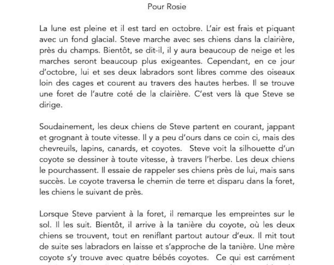 Le coyote bleu et les deux chiens par Lilou Volage dite Sage (PRINT CARD 2024)