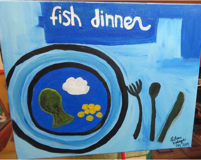 Fish dinner by L.V.