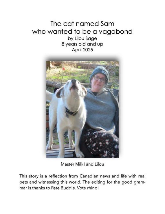 The cat named Sam who wanted to be a vagabond by Lilou Sage ( DIGITAL 2025)