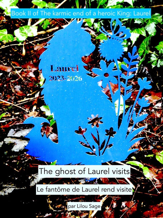 The ghost of Laurel visits by Lilou Sage (PRINT BOOK  BILINGUAL march -april 2026)
