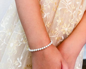 Bracelet - Pearl with Sterling Silver Clasp
