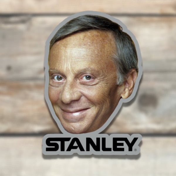 Stanley Roper Die Cut Sticker or Fridge Magnet |Three's Company | Stanley Mug Fan Art Die Cut Sticker or Fridge Magnet | Laminated