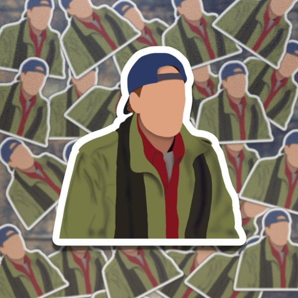 Luke Danes | Where you Lead. I Will Follow.  | Gilmore Girls Fan Art | Vinyl Sticker, Laminated Vinyl Sticker, Fan Art