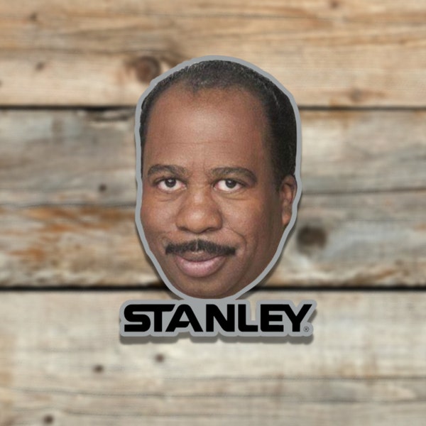 Stanley Mug Stanley Office Sticker or Fridge Magnet| Office Fan Art Die Cut Sticker or Magnet | Gift Idea |Laminated Vinyl Sticker or Magnet
