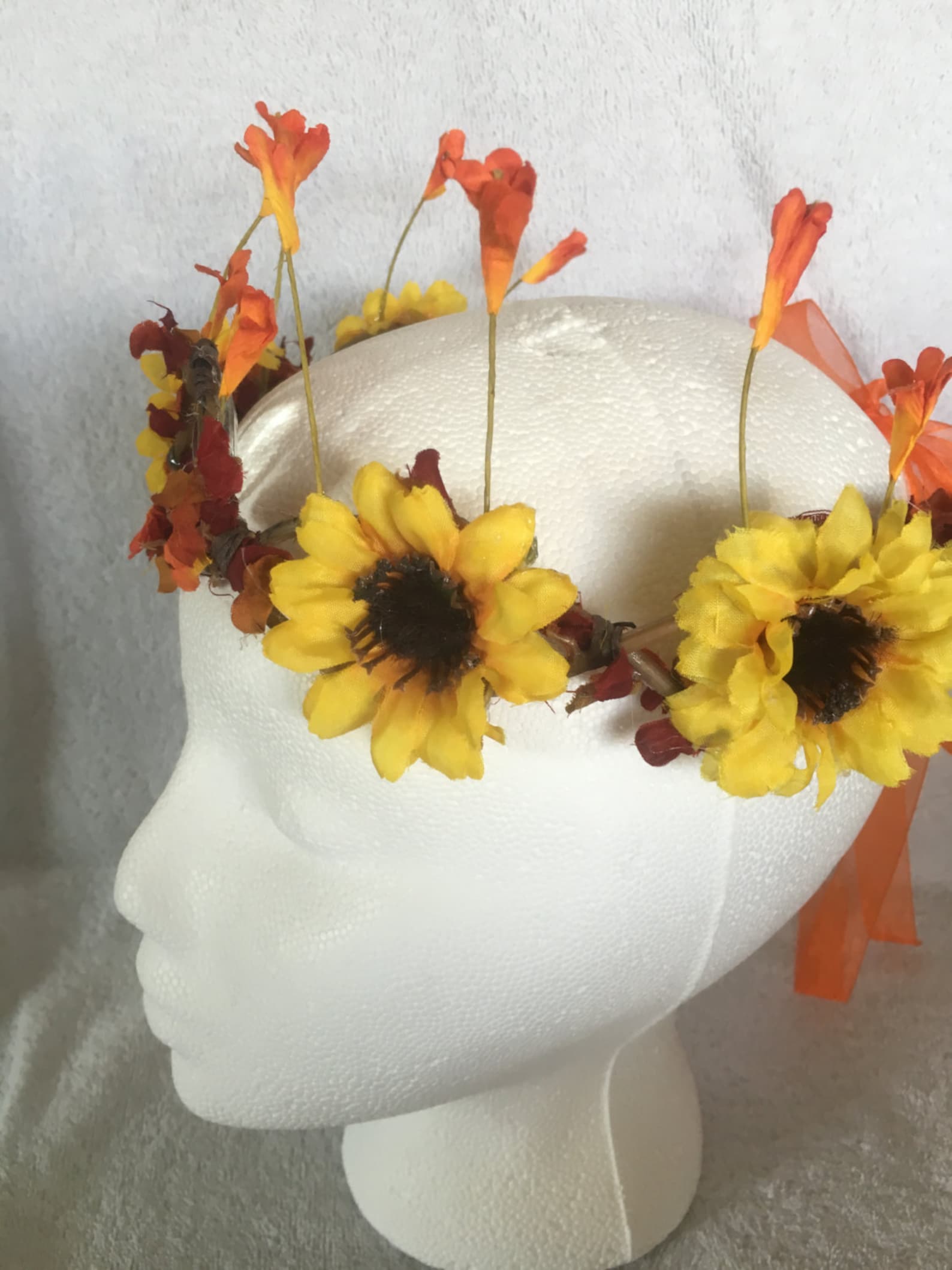 Autumn Sunflower Headpiece Etsy