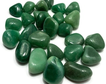 Green Quartz Crystal Tumble Stone, Green Quartz Gemstone, Heart Chakra Crystal, Lucky Gemstone, Abundance Crystal