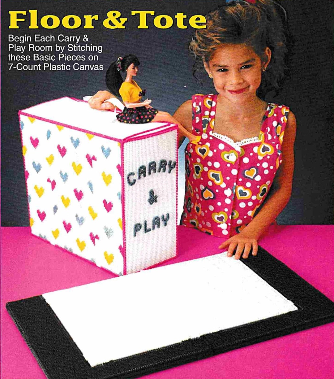 Plastic Canvas Barbie Furniture Pattern PDF Fashion Doll Carry - Etsy