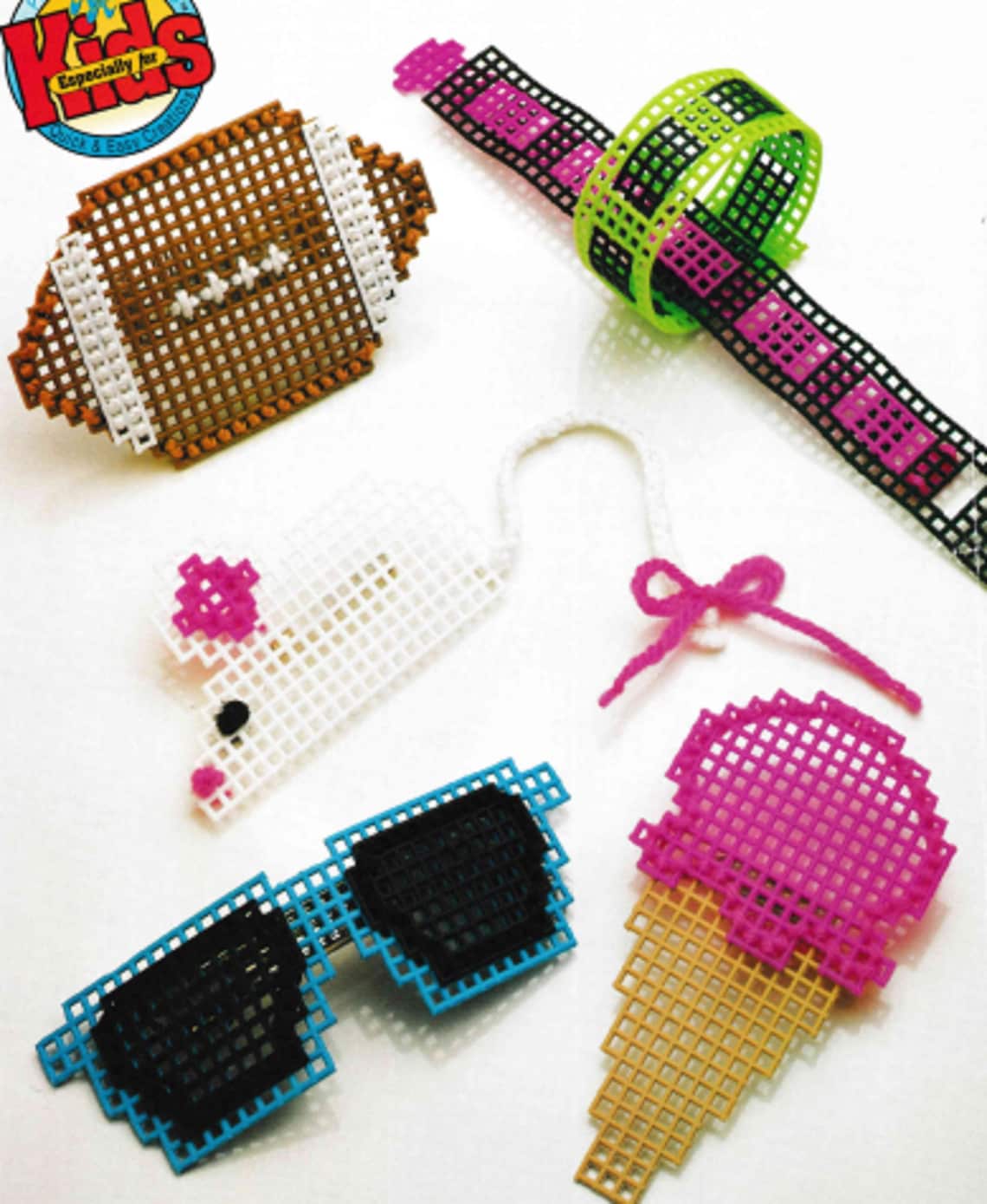 Easy Plastic Canvas for Beginners Patterns PDF Kids Crafts Etsy