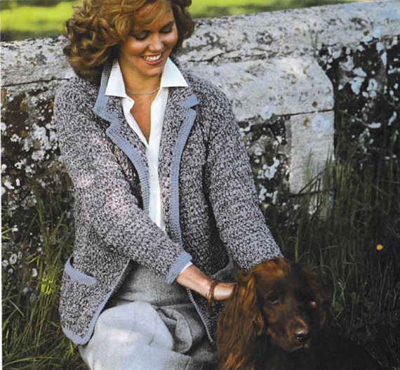 SALE Crochet Jacket Pattern Women PDF 