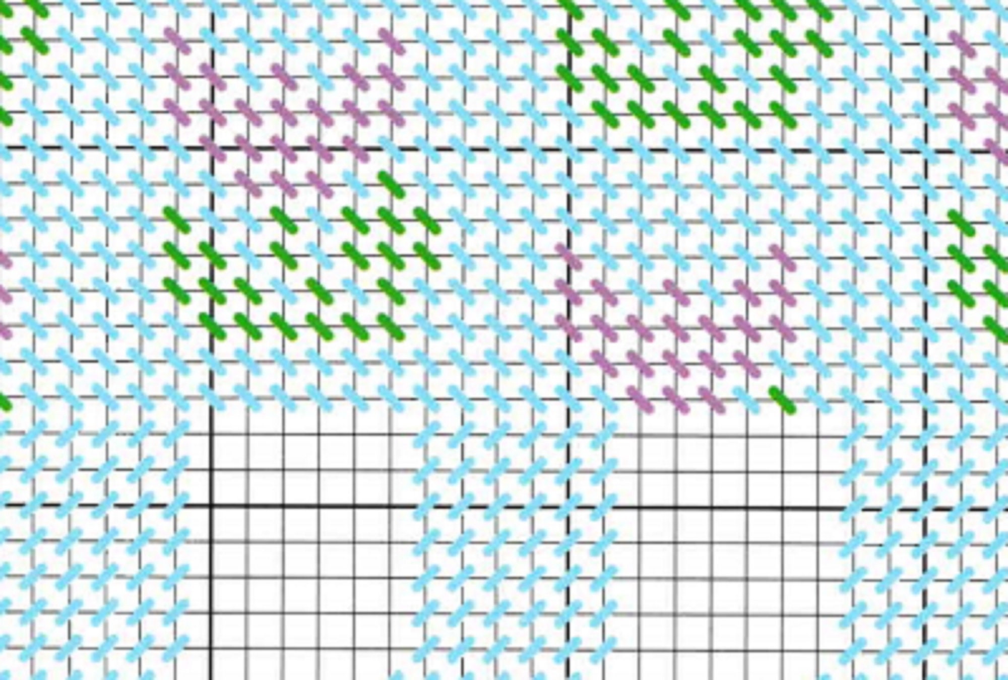 Plastic Canvas Placemat Pattern PDF Tulip and Stripe Place Mat Etsy