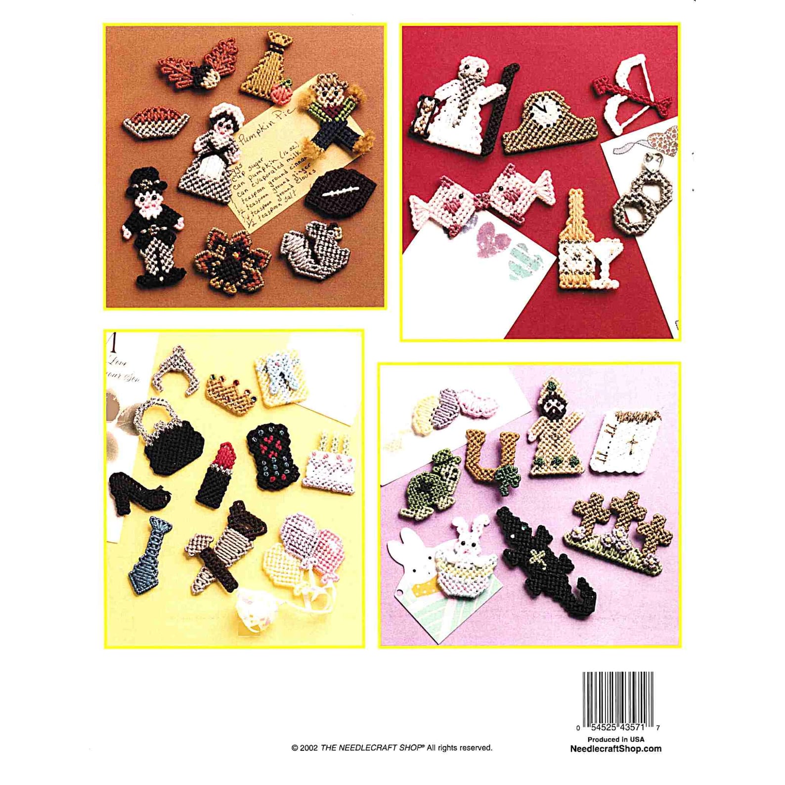 SALE! Seasonal Magnets Plastic Canvas Patterns PDF, Vintage Crafts ...
