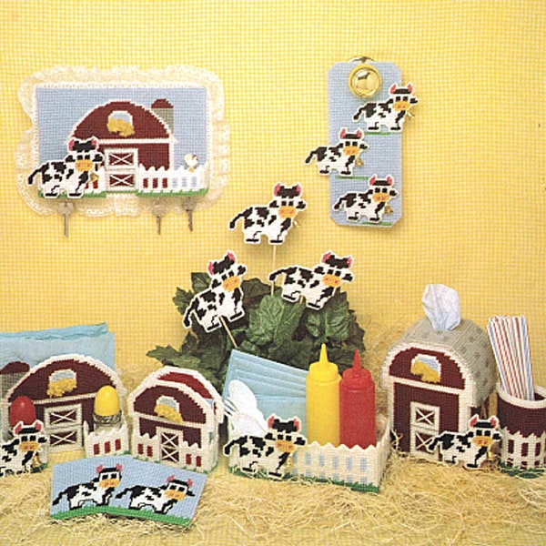 Plastic Canvas Barn Etsy