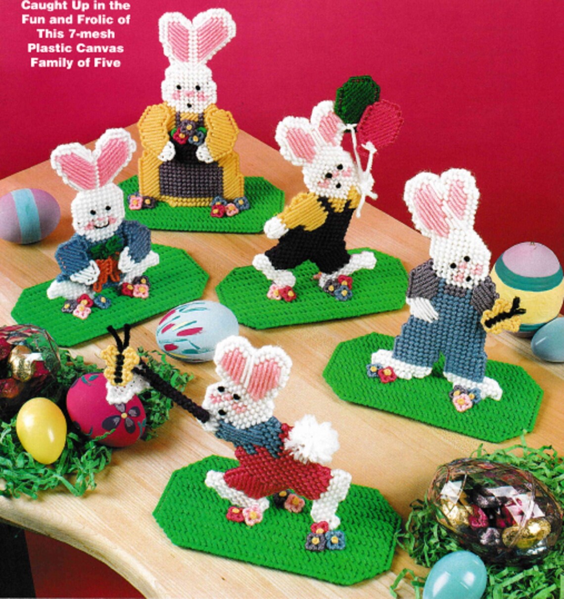Easter Plastic Canvas Patterns PDF DIY Spring Crafts Patterns Etsy