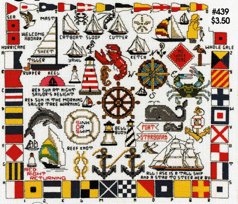 Beach Cross Stitch Pattern PDF Download, Vintage One Nighters 81 Beach Cross Stitch Pattern PDF Download, Vintage One Nighters 81