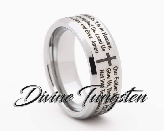Ring Size 10 Security Jewelers Cobalt 8mm Black Laser Engraved /& Satin Finished Band Size 10