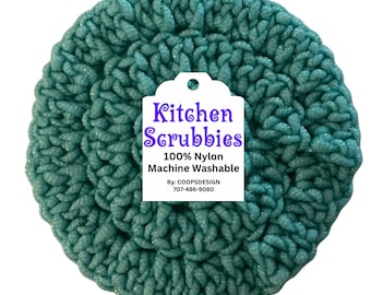 Dish Scrubby, Scrubber, Scrubbies, cleaning easier, gift for her or him, Christmas gift, birthday gift, indoors or outdoors, fun gift, josh