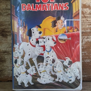 Walt Disney&#39;s Classic 101 Dalmatians Black Diamond (VHS, 1992) In Clam Case