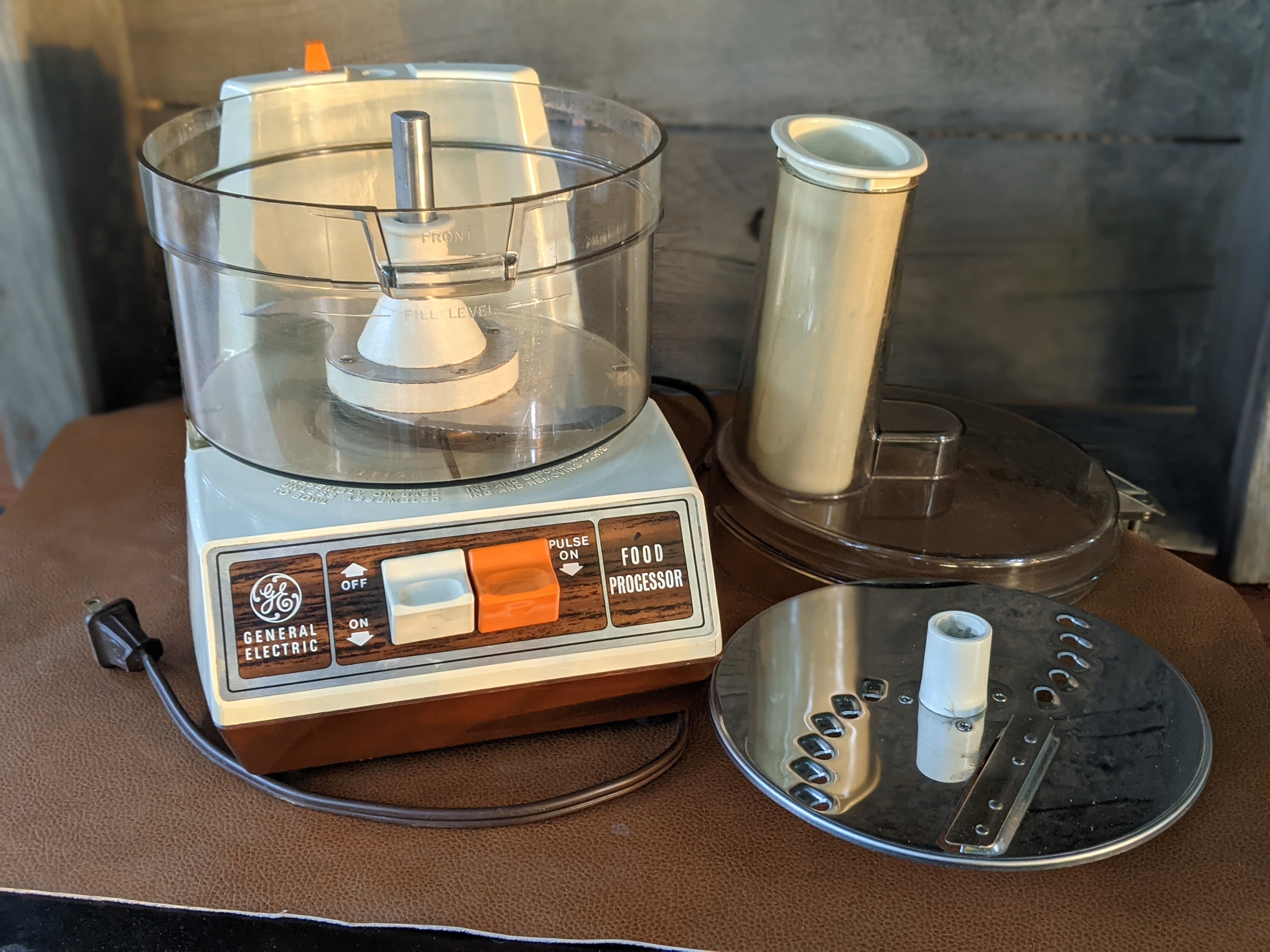 Vintage GE Pulse Food Processor 