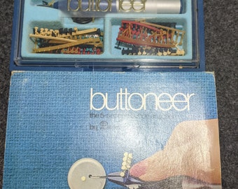 Original Ronco Buttoneer the 5-second Button Attacher