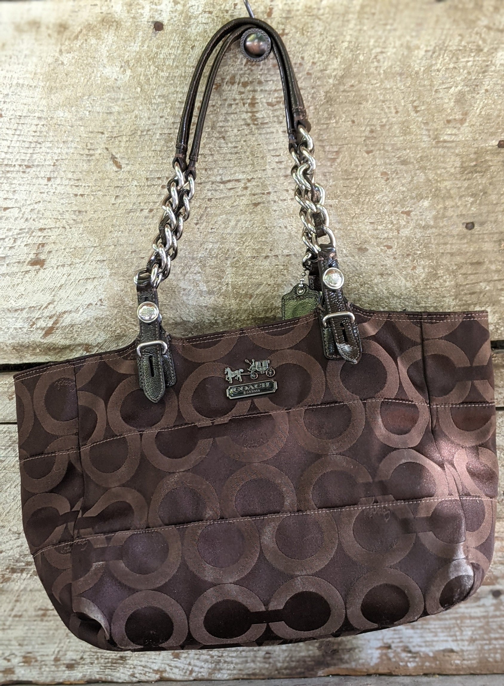 Vintage Designer Coach 14133 Tribeca Purse Tote Handbag