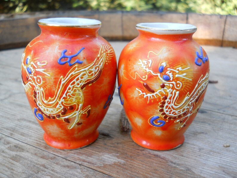 Occupied Japan Mini Vases Etsy