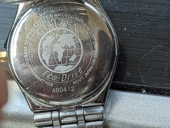 Used Women s Citizen Eco drive E030 H26647 Watch With Diamonds and
