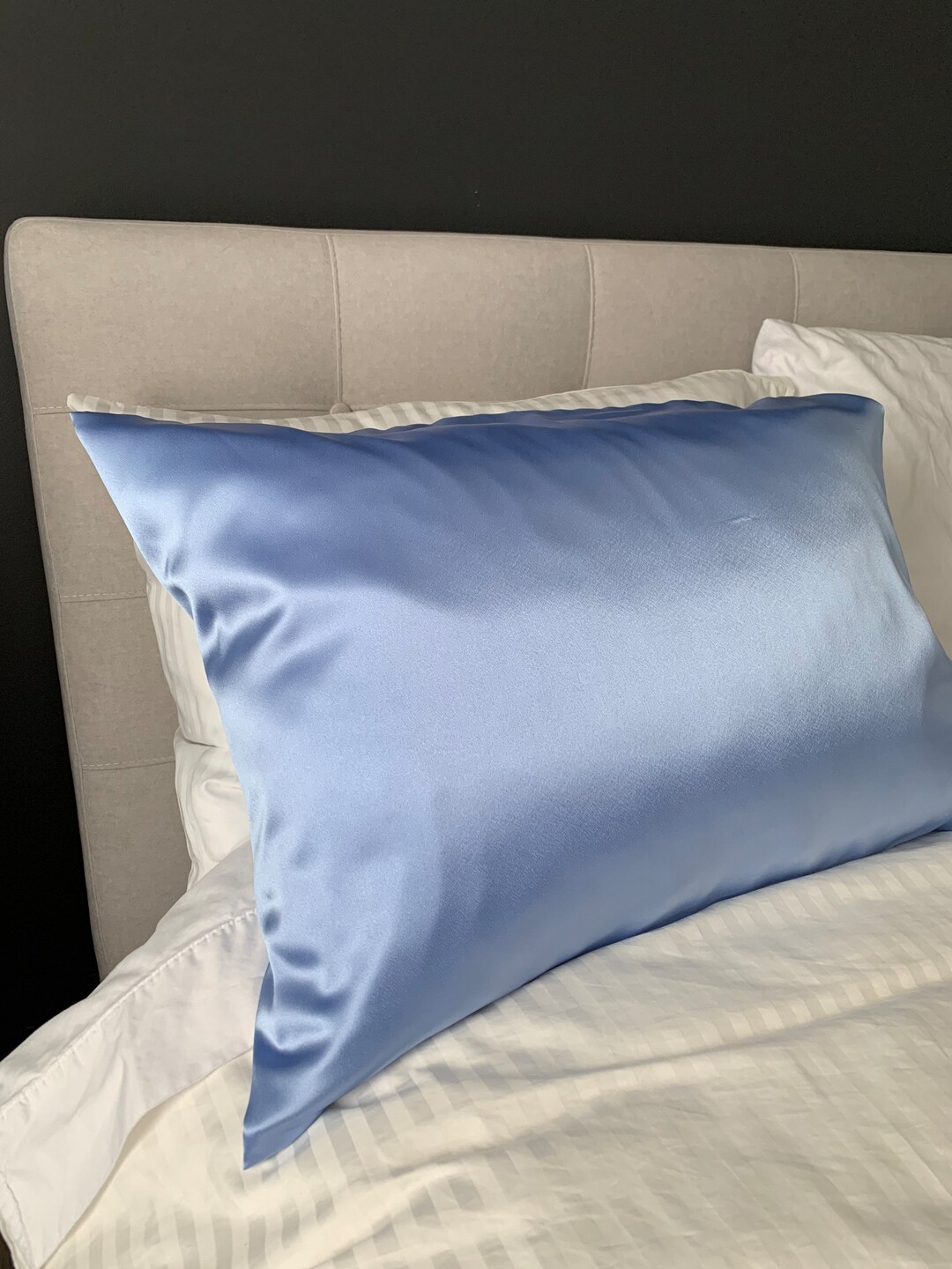 Satin Pillow Vegan Biologic Satin Pillow Case Satin Etsy