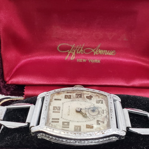 Montre Femme Vintage Bulova Art Déco 10K Rempli Or - Lot De 2, état Occasion Incertain