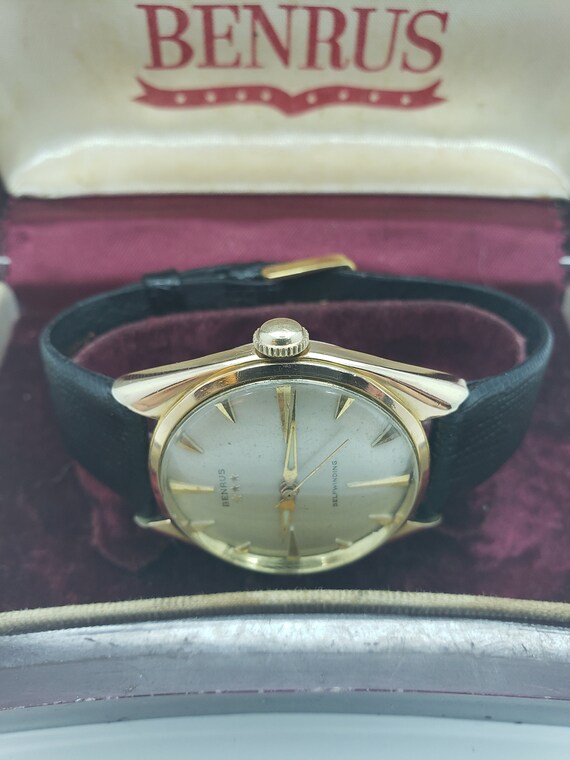 Vintage Benrus Selfwinding Waterproof Wrist Watch With Benrus Etsy