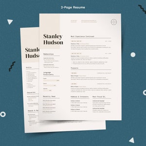 Resume Template Pages | Modern Resume Template | CV Template | Resume Template Word | Resume Modern | Resume for Pages | Resume InDesign image 2