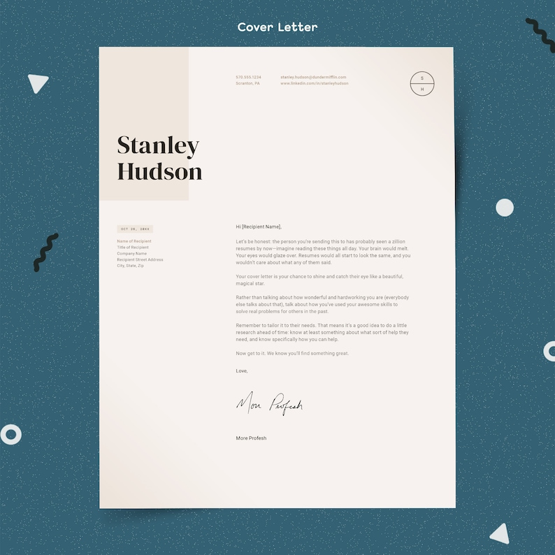 Resume Template Pages | Modern Resume Template | CV Template | Resume Template Word | Resume Modern | Resume for Pages | Resume InDesign image 3