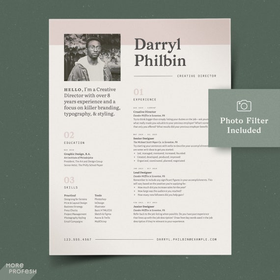 Lebenslauf Indesign Lebenslauf Grafik Designer Cv Vorlage Etsy