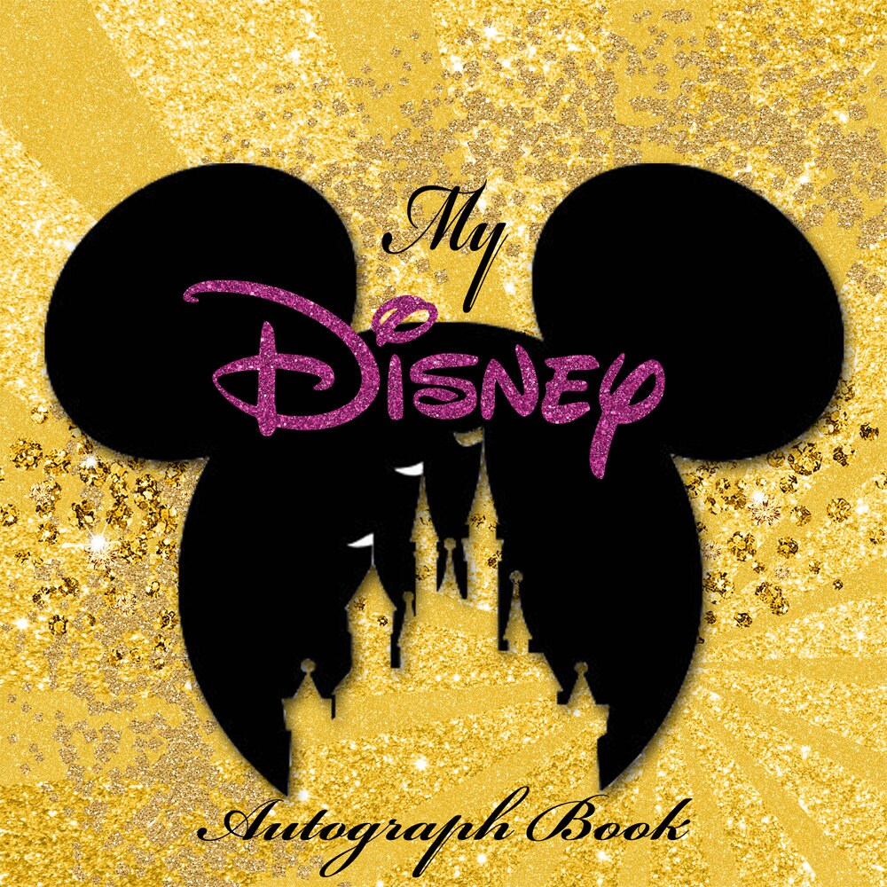 Disney Covers 8x8 5x7 4x6 Digital Autograph Book Etsy