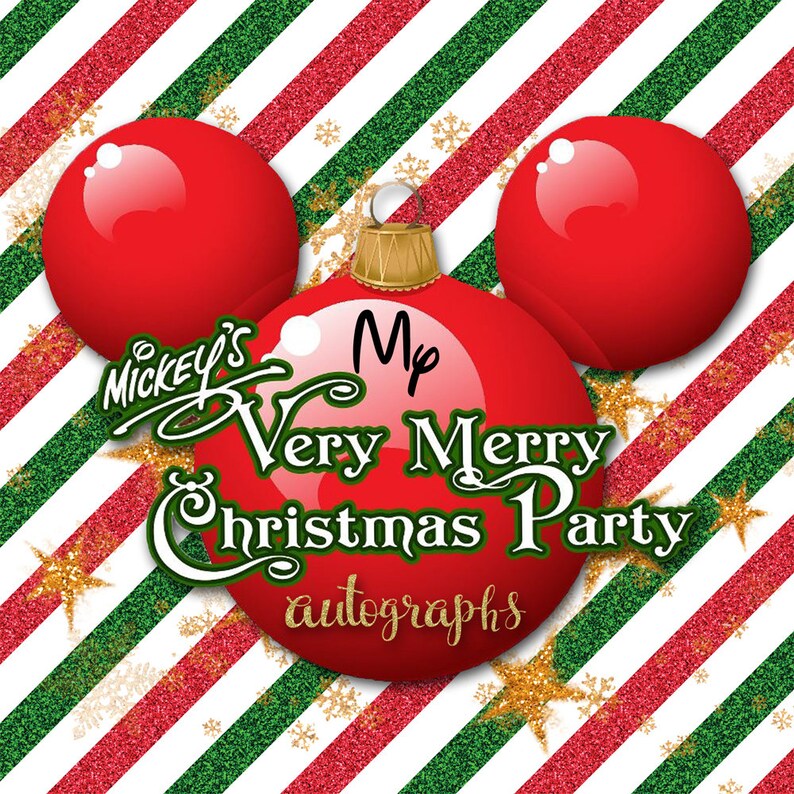 Disney Mickey's Very Merry Christmas Party Cover 8x8 5x7 Etsy