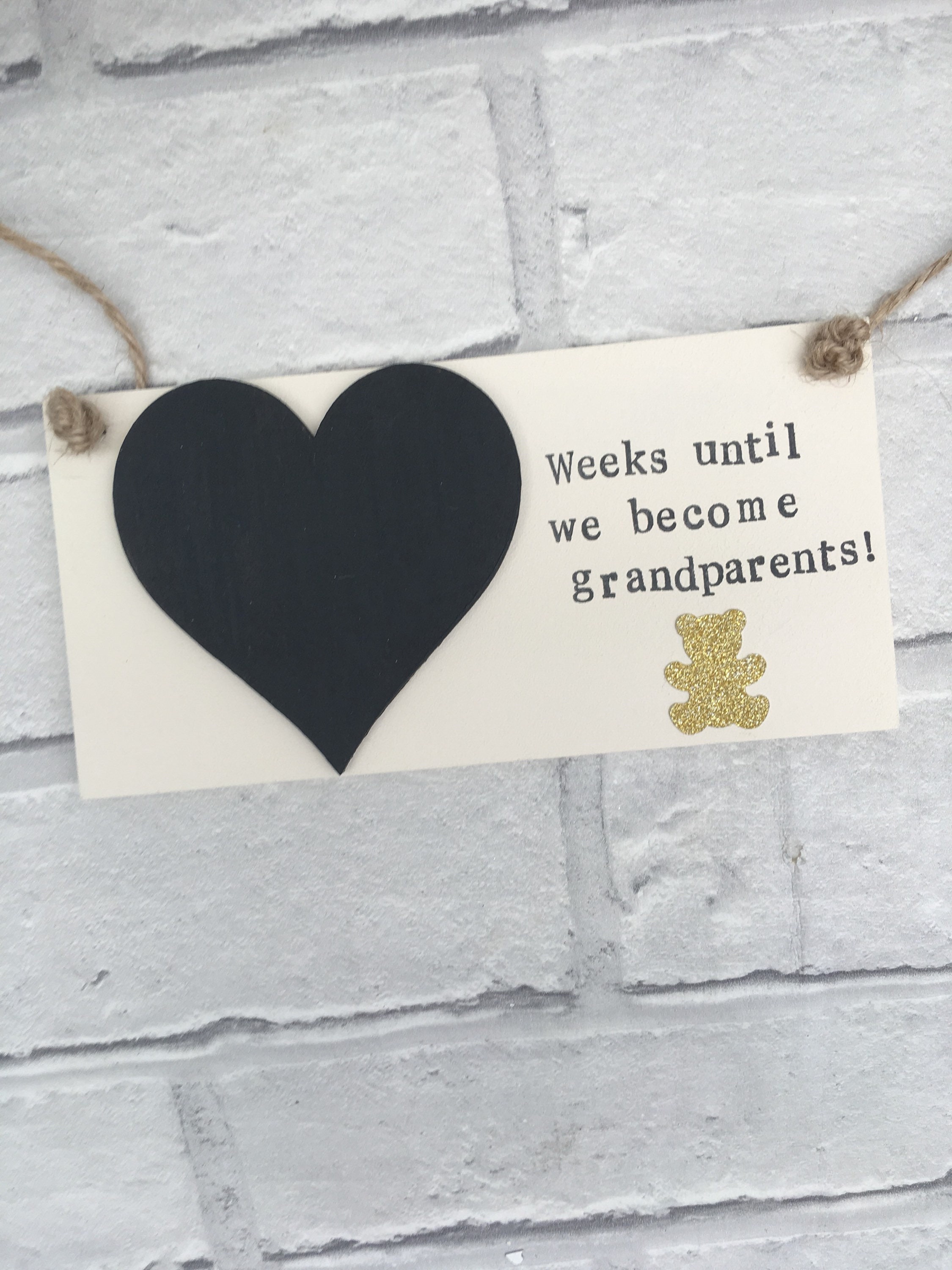 personalised baby countdown
