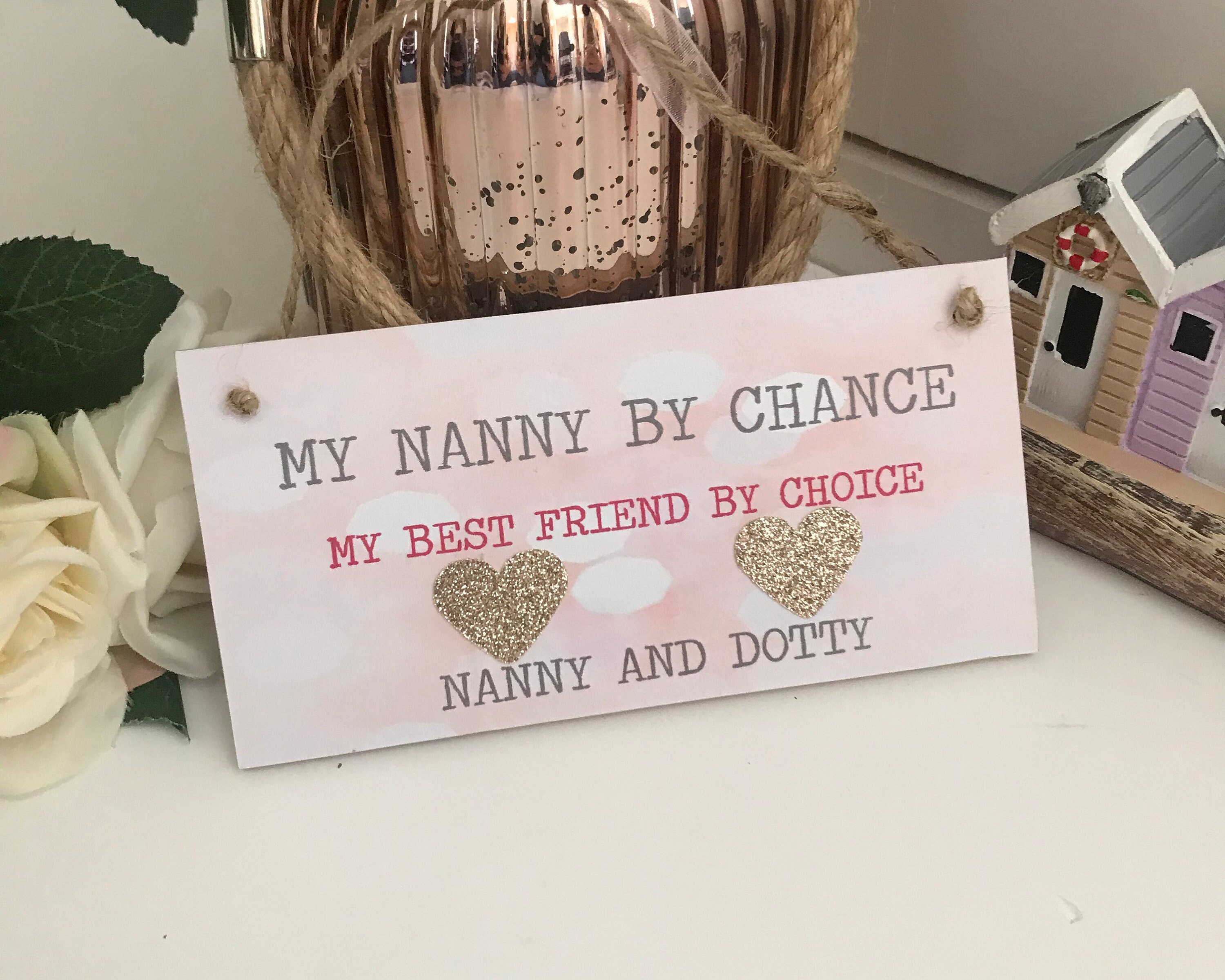 Personalised Nanny Plaque Nanny Gift Gifts For Nanny Grandma Etsy