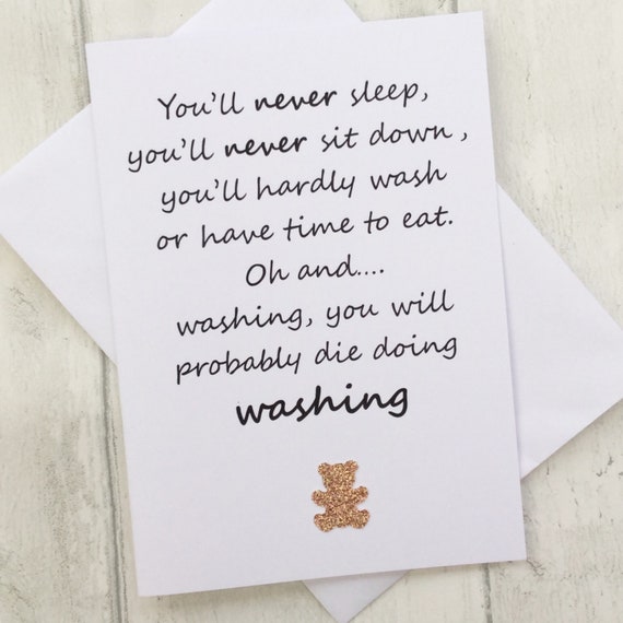 Mothers Day Card Funny Mother S Baby Showers New Mum Shower To Be