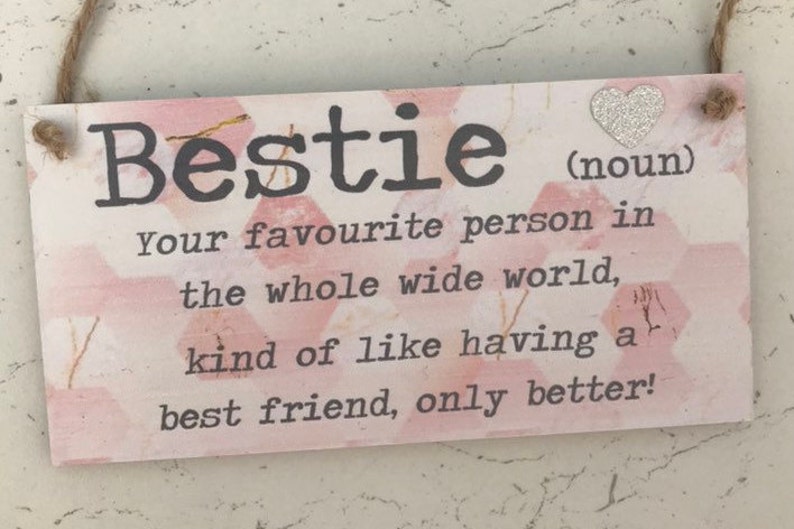 Friend Gift Plaque best Friend Plaquebest Friend Gift Etsy UK