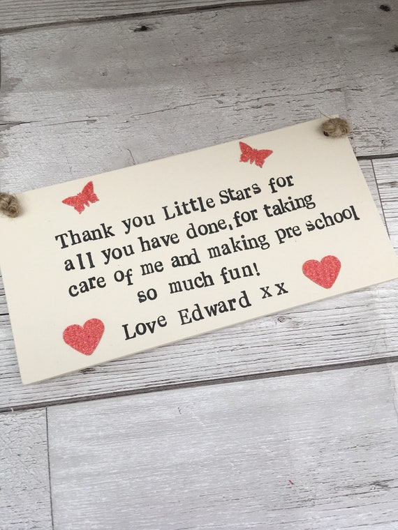 Personalised Thank You Teacher Card Nursery Nurse Male Female Funny Help Amusing