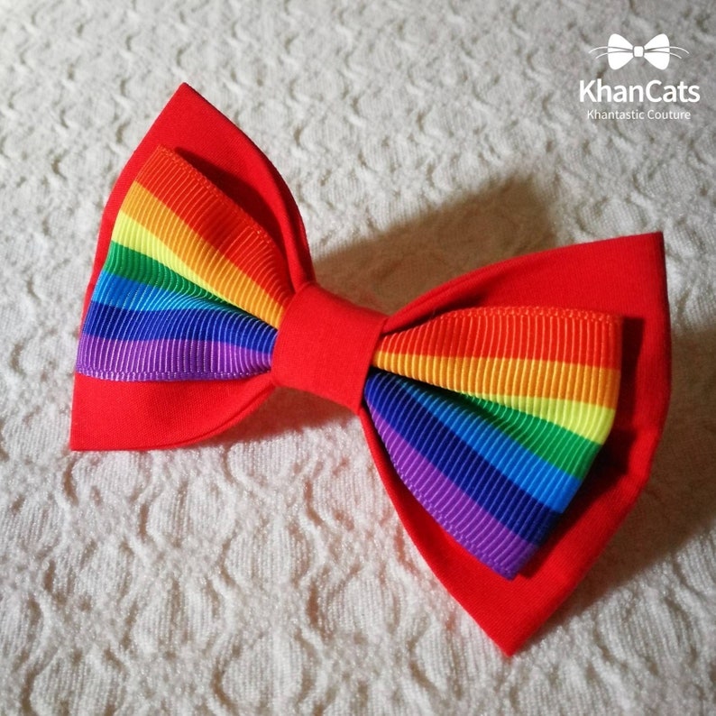Cat Bow Tie Bowtie for Cats and Dogs Double Layered The Pride