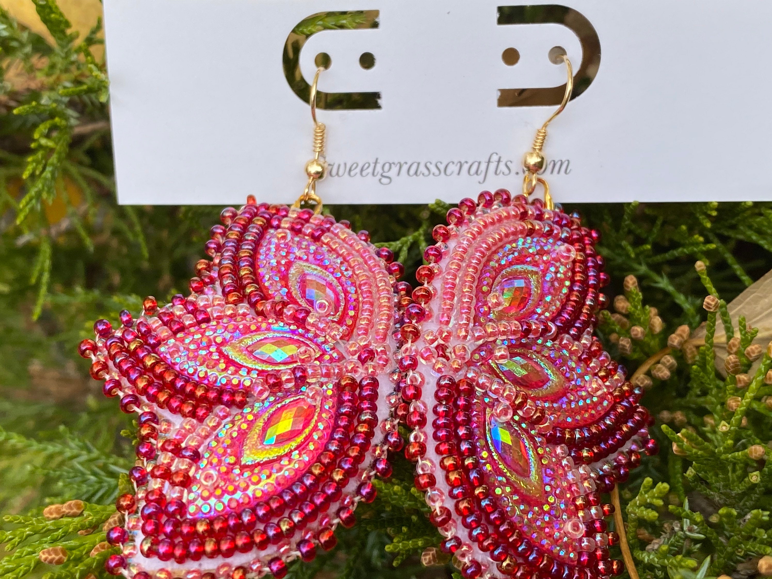 Crunchy Fashion Earrings  Buy Crunchy Fashion Multicolor Inverted Triangle  Handmade Beaded Earrings Online  Nykaa Fashion