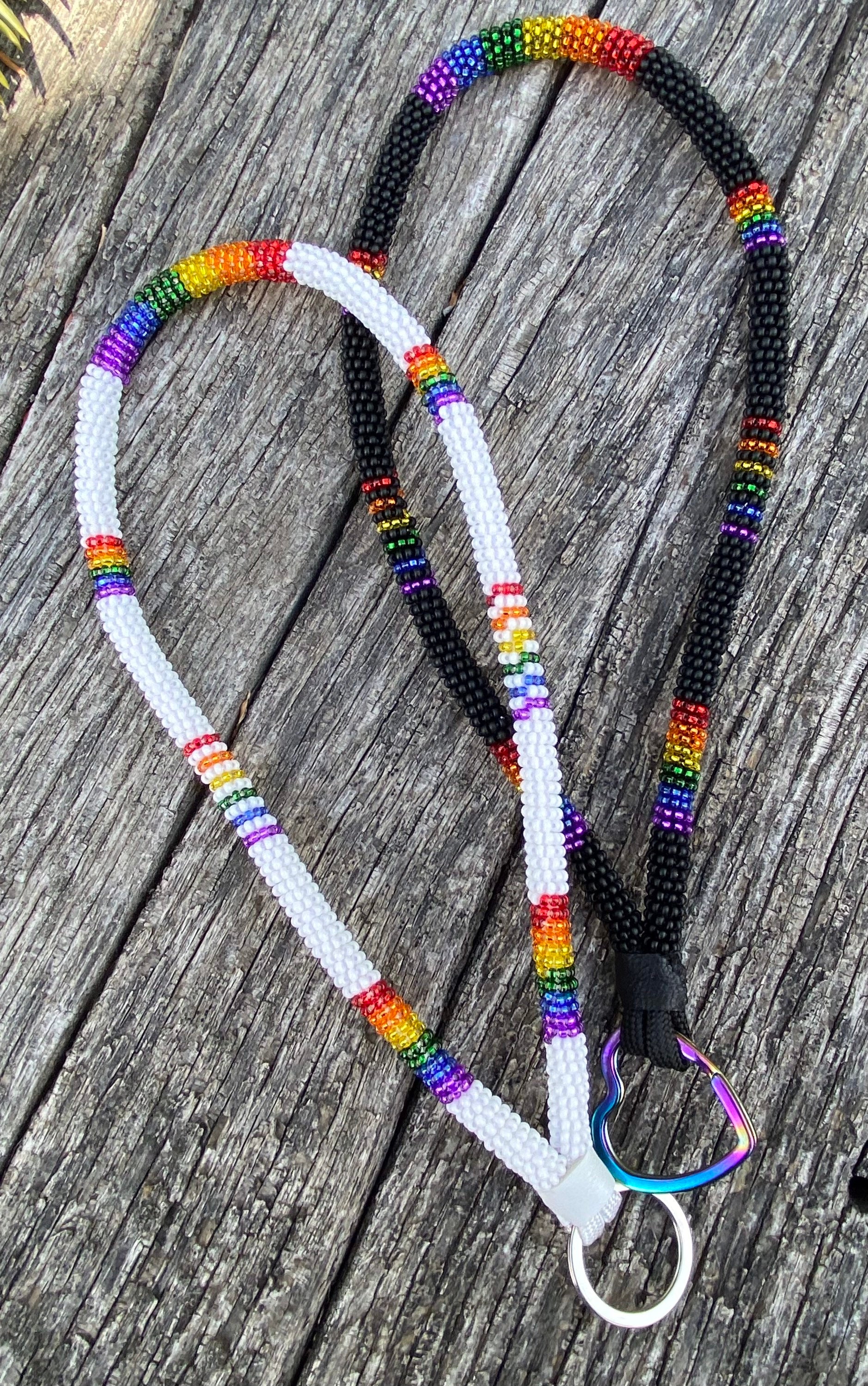 Kindred Key Chain Pride Key Chain, Pride Wristlet Beaded Keychain, 9inch Long Wristlet ...