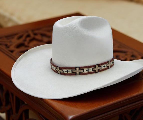 10-Piece Cowboy Hat Band Set - Western Beaded Hat Belts For Men & Women Country Style