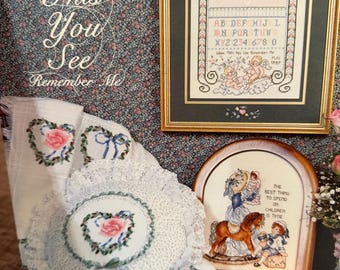 2 cross stitch booklets, Holidays Remembered