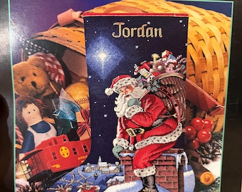 3 Christmas Cross Stitch Patterns: Rooftop Santa, Spirit of Santa, Santa's Cuisine