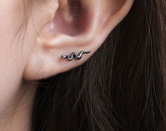 Snake Stud Earring 16G snake stud Earring for men women  Snake Piercing  Snake Jewelry  Baby Snake Earring  Snake  earring simple earring