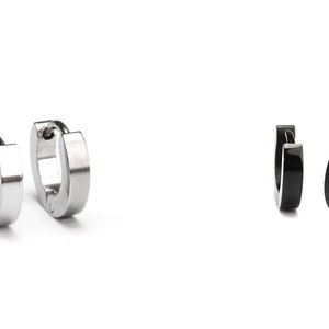 Minimalist huggie hoop earrings